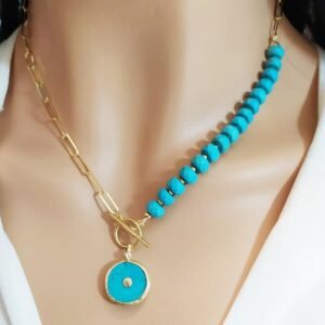 שרשרת טורקיז א_סימטרית