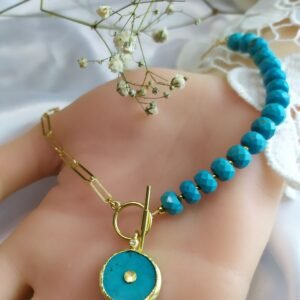 שרשרת טורקיז א_סימטרית