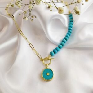 שרשרת טורקיז א_סימטרית