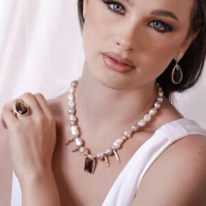 עגילי סמוקי טיפה צמודות