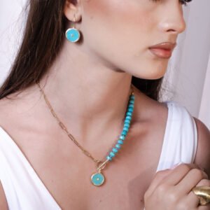 שרשרת טורקיז א_סימטרית