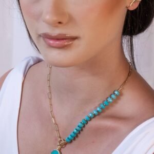 שרשרת טורקיז א_סימטרית