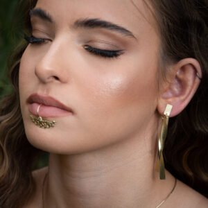 עגיל שפה פיליגרן