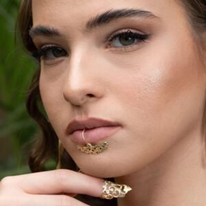 עגיל שפה פיליגרן