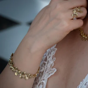 צמיד סחלבים משובצים