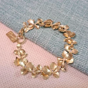 צמיד סחלבים משובצים