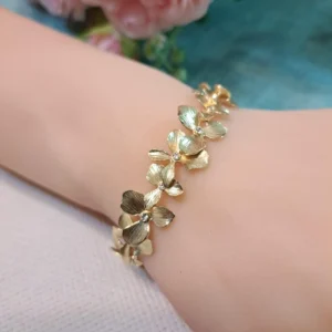 צמיד סחלבים משובצים