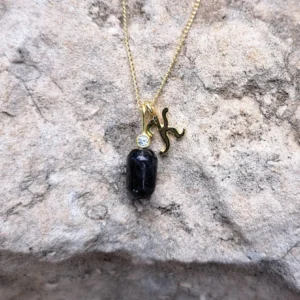 שרשרת קוורץ רוטיל שחור בהתאמה אישית – הגנה עוצמתית, חסימת אנרגיות וקרקוע