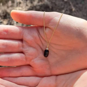 שרשרת קוורץ רוטיל שחור בהתאמה אישית – הגנה עוצמתית, חסימת אנרגיות וקרקוע
