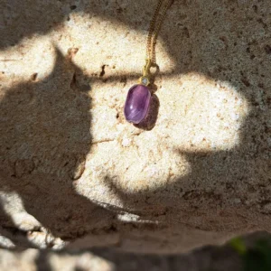 שרשרת אמטיסט (אחלמה) בהתאמה אישית – לאינטואיציה ורוגע פנימי | גולדפילד או כסף 925
