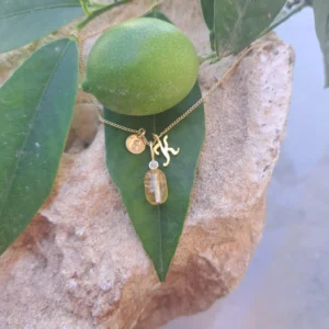 שרשרת ציטרין בהתאמה אישית – שפע כלכלי, הצלחה עסקית ואור זהוב